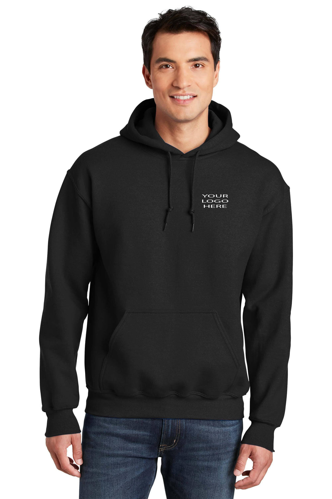 Pullover Hooded Sweatshirt, KW-SM12500 Hanes EcoSmart Pullover Hooded Sweatshirt