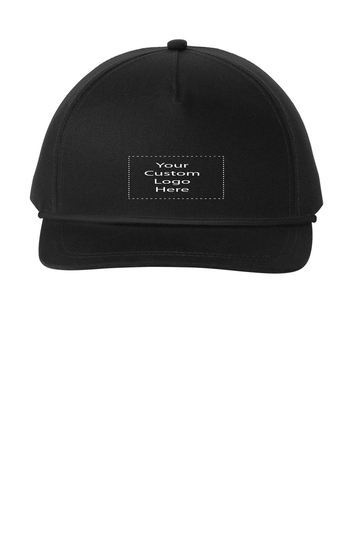 Snapback Rope Hat , KW-SM962 Snapback Five-Panel Rope Cap