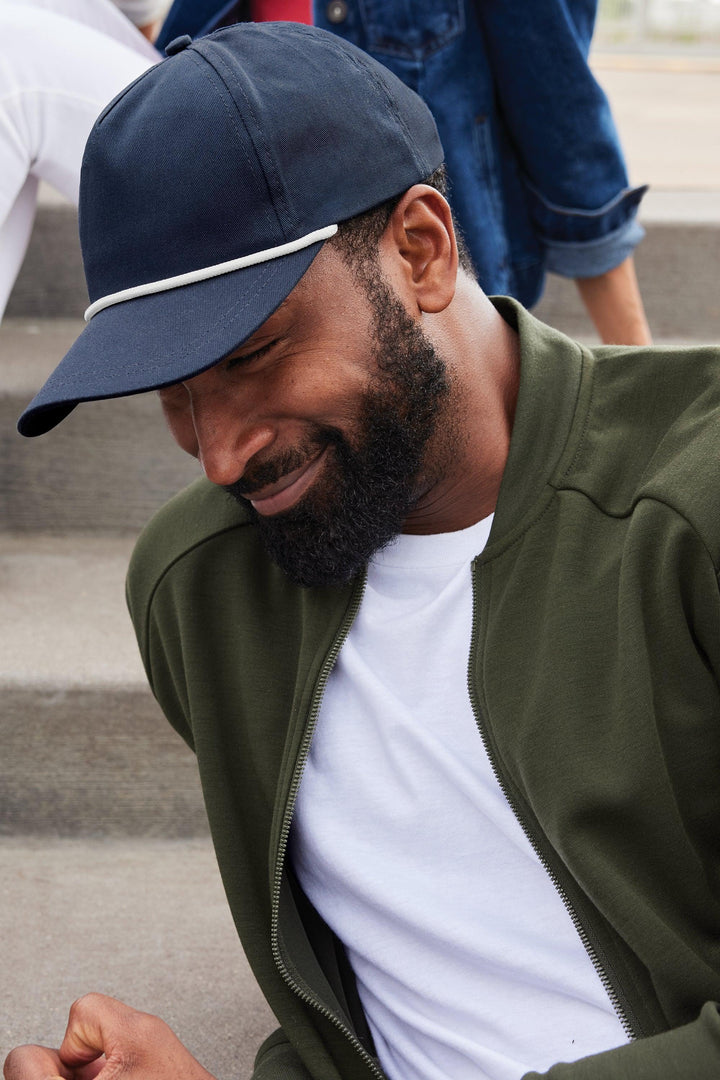 Snapback Rope Hat , KW-SM962 Snapback Five-Panel Rope Cap