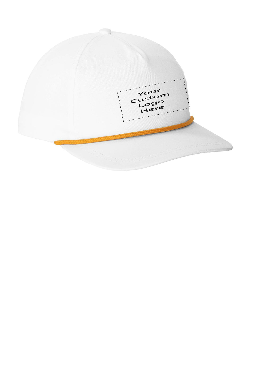 Snapback Rope Hat , KW-SM962 Snapback Five-Panel Rope Cap