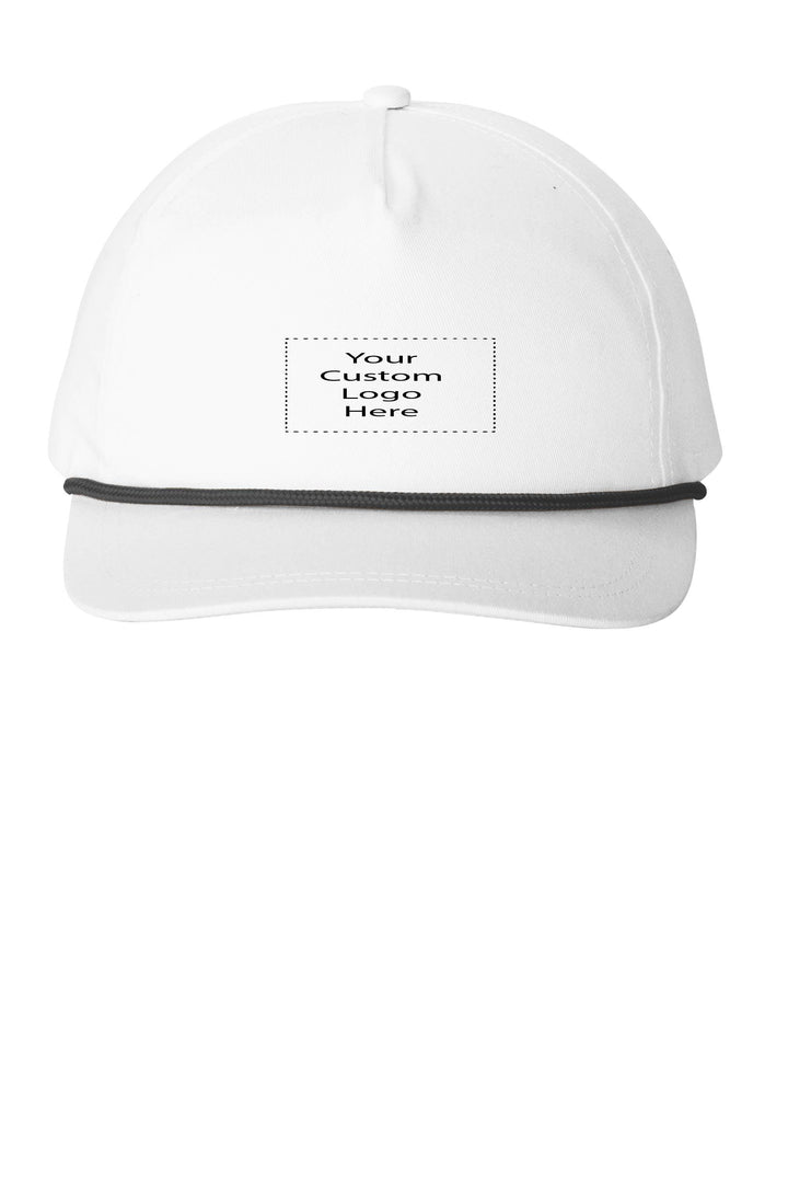 Snapback Rope Hat , KW-SM962 Snapback Five-Panel Rope Cap