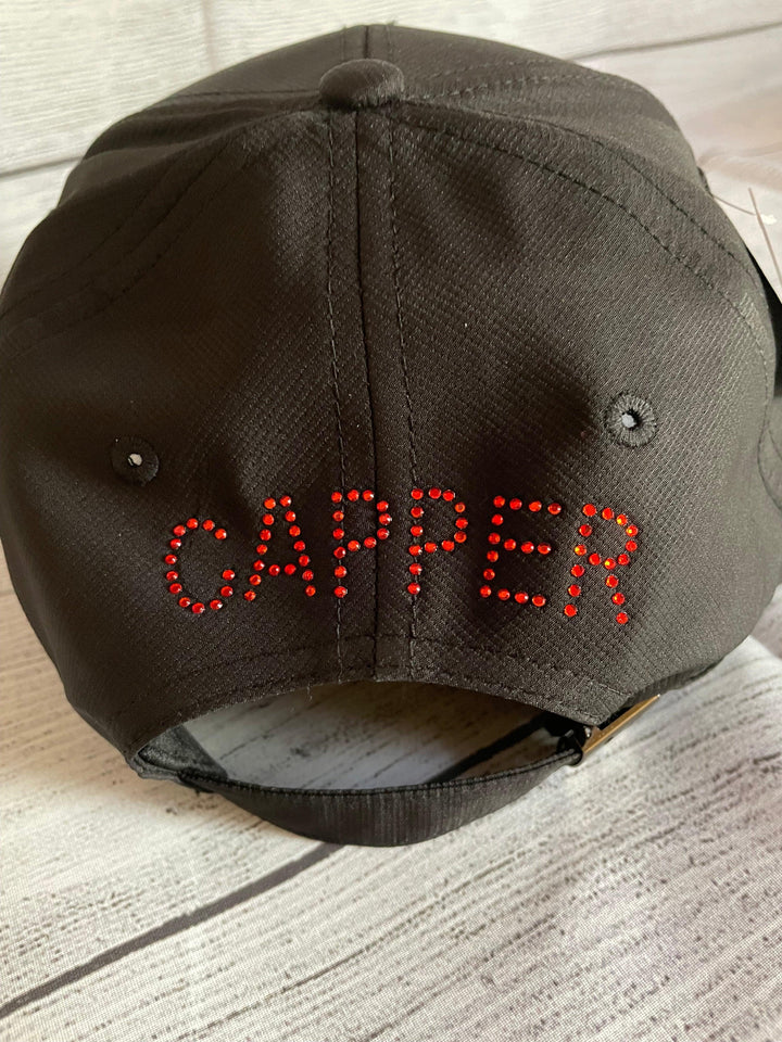 Keller Williams Ladies Rhinestone Cap, KW-FH354 Nylon Performance Ladies Rhinestone Cap w/Bling logo & Capper Option
