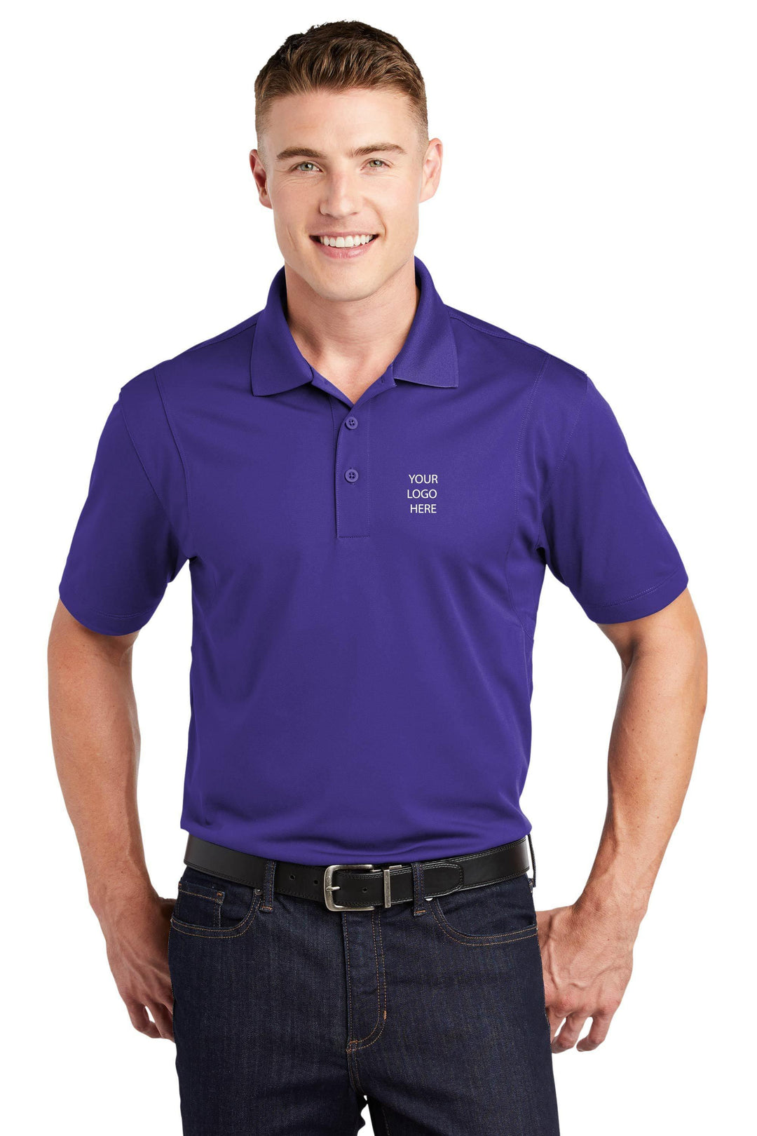 Sport Tek Micropique Sport Wick Pol, KW-SMST650 Men's Micropique Sport-Wick® Polo