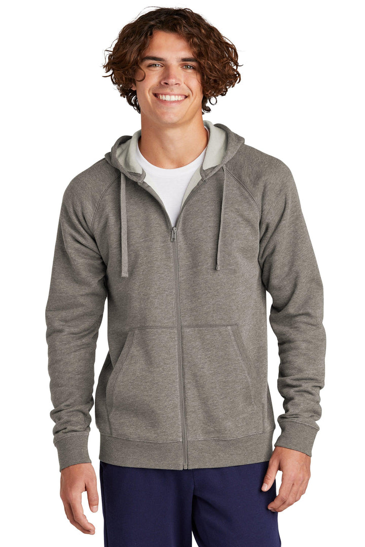 Fleece Full Zip Hoodie, KW-SMSTF201 Sport-Tek® Unisex Drive Fleece Hooded Full-Zip