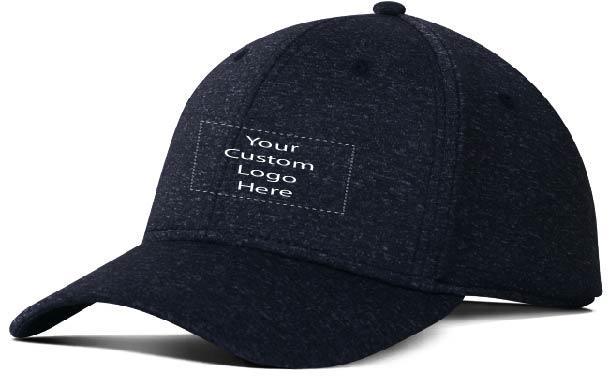 Heather Grey Performance Cap, KW-FH379 Cap Performance Grey Heather Polyester/Spandex Blend